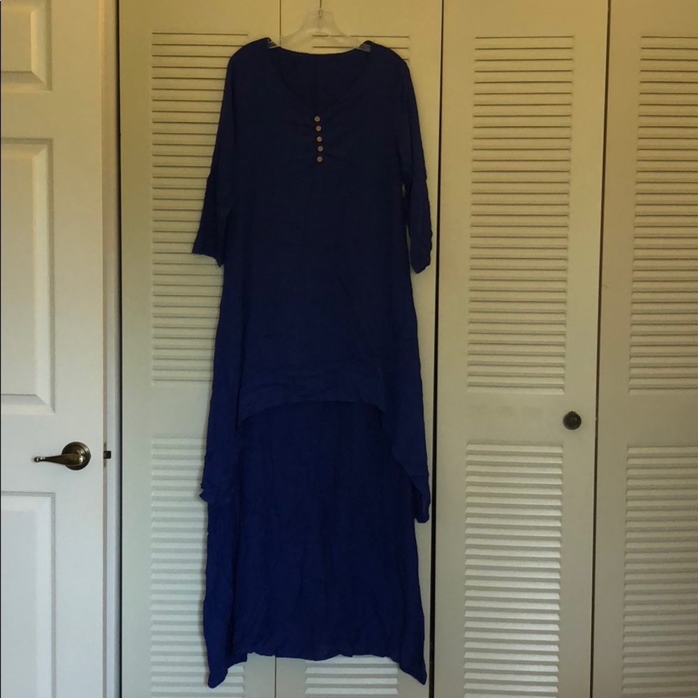 NWOT Royal Blue Maxi Dress
